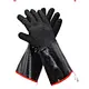 black grilling gloves